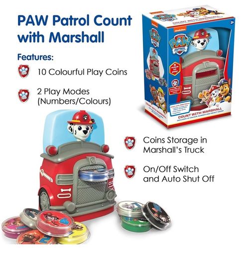 Paw Patrol Count With Marshall Toy