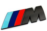 90mm Large Bmw ///m-sport M Sport Power Emblem Logo Badge M-tech Black BMW E39 E46 E52 E85 Z3 Z8 Z4 Intake Manifold M Emblem Badge 11617831266
