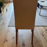 Cream dining chairs Image 3