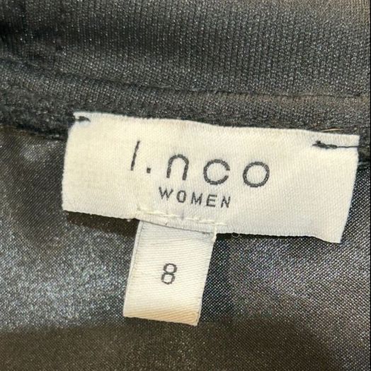 Black Long Coat from Inco Boutique. Size UK 8 / EU 36