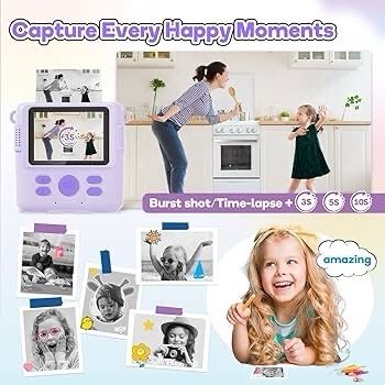 NEW SALE | Kids Instant Print Camera Toy for 3-14 Year Old, 1080P HD Kids Digital Camera with Photo Paper Birthday Gifts
