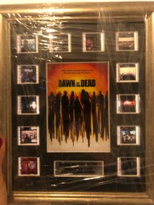 Framed movie cell Dawn of the Dead