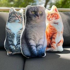 cat shaped cushion