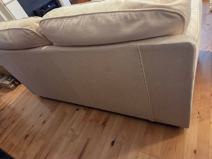 Cream sofa