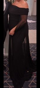 black evening dress