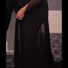 black evening dress