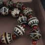 Antique Burmese Pumtek Pyu Petrified Wood Beads Necklace Image 4