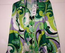 Zara floral print shirt
