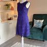 Red Chilli Purple Sleeveless Dress - Size UK 10 Image 10