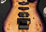 Charvel Pro Mod DK24P HSS FR Purple Sunset  Electric guitar Floyd rose body MADE IN MEXICO electric guitar parts accessories