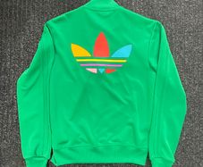 Adidas Zip Up Pharrell Williams Rainbow Collection GREEN XX-SMALL