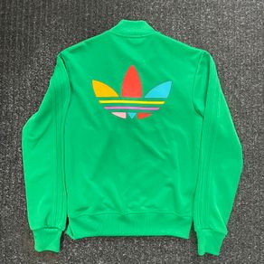 Adidas Zip Up Pharrell Williams Rainbow Collection GREEN XX-SMALL