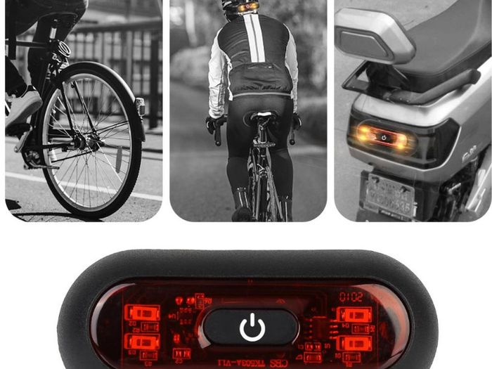 Kihous 16 Lamps LED Safety Helmet Light | Bicycle and Motorcycle Helmet