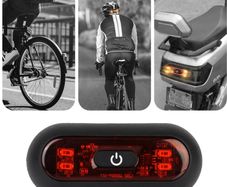 Kihous 16 Lamps LED Safety Helmet Light | Bicycle and Motorcycle Helmet