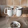 Royal Tara "Book of Kells Design 2 Mugs &; 3 Shell shaped Dishes Image 4