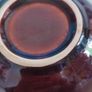 Kernewek Pottery Dark Brown Honeycomb Drip Glaze Small Bowl, Sugar Bowl Handmade Studio Pottery Cornish Ware (Fosters) Pottery Image 4