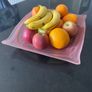 Reduced Large vintage swirling  very heavy Art  glass centrepiece dish Image 6