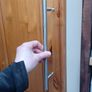 Silver Door Handles x 6 Image 2