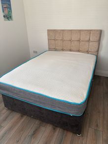 double bed & mattress