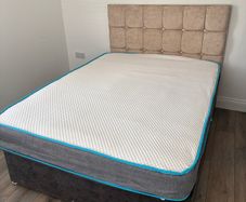 double bed & mattress