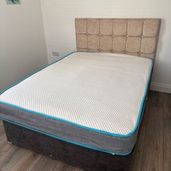 double bed & mattress