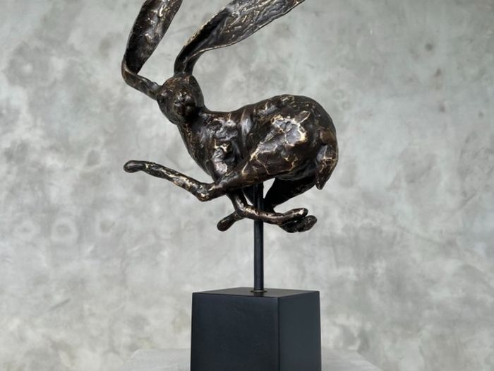 Running Hare - Speckled Bronze