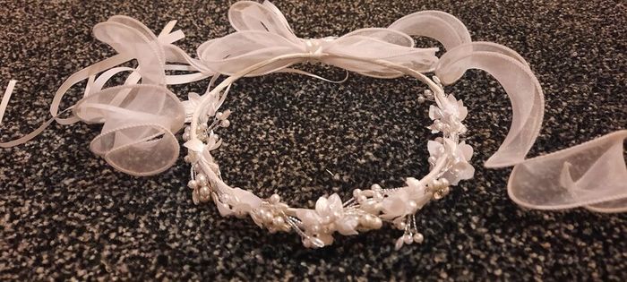Communion White Head piece (7&8yrs)