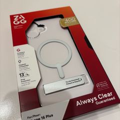Zagg phone case with kickstand for iPhone 16plus