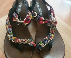 Sandals/Bellissimo Summer Wedge Multi-Colour Sandals - Size 4 UK  .. 37 EU