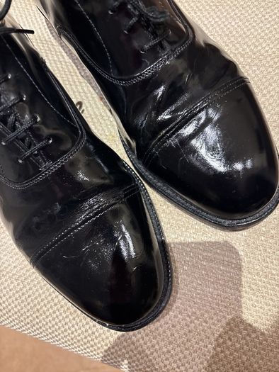 Sanders Andy Calf Skin Leather Oxford Laced Shoes - Size 10