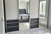 Wardrobe HAITI 140cm Grey