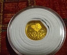 Gold coin Sceilig Mhichil