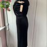 dress Bnwt freesize black velvet Bardot shoulder Image 4