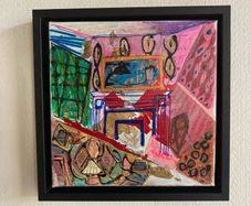 Original Abstract Painting Irish Interiors Art  Contemporary irish  Art