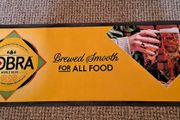 Large Cobra World Beer Bar Runner Bar Mat