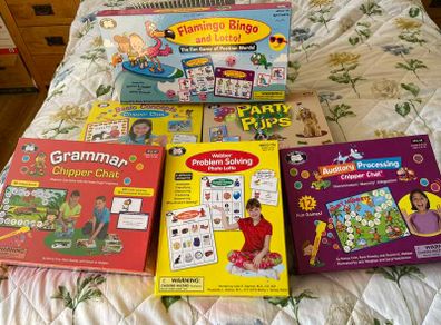 speech & language materials/games (brand new)