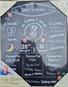 BabyCraft Baby Milestone Chalkboard