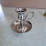 silver plated candlesticks / vintage silver plated zinc candlesticks. Image 5
