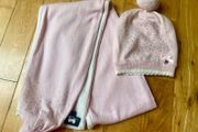 Baby Pink Le Chic Girls Hat &amp; Scarf