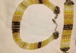 Stunning vintage style choker and matching bracket