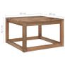 8 Piece Garden Lounge Set Brown Impregnated Pinewood Image 10