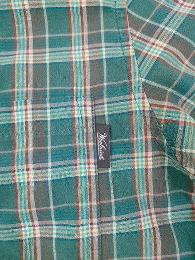 Woolrich Button Down Check Shirt Mens Medium