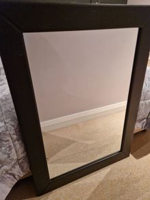Brown Leather Mirror