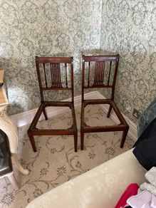 Pair of Antique Regency Child Chairs