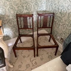 Pair of Antique Regency Child Chairs
