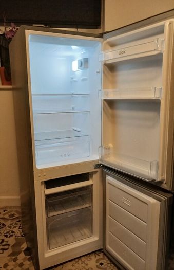 Logik silver fridge freezer