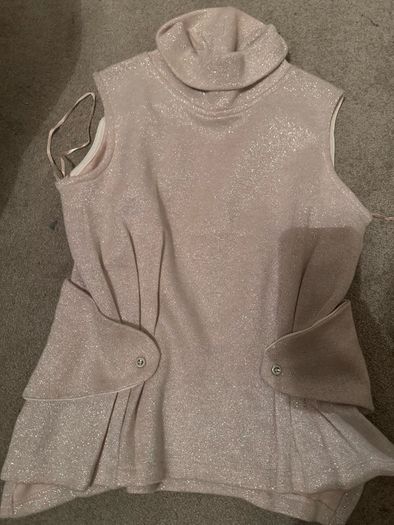 Sweetshirt shiny party top