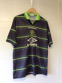 Celtic Jersey. Official Umbro Mens Away Jersey Season 1998/1999. Original From The Time. Not A Modern Remake.