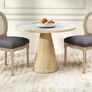 Set of 2 Dining Chairs - Louis XVI Style Medallion Living Room Chair Image 3