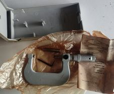 IN STOCK. Vintage USSR Micrometer MK 50-75mm (0.01mm) MIZ Caliber - New Old Stock NOS 1980